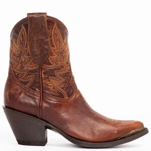 Idyllwind Brown Western Leather Ankle Booties